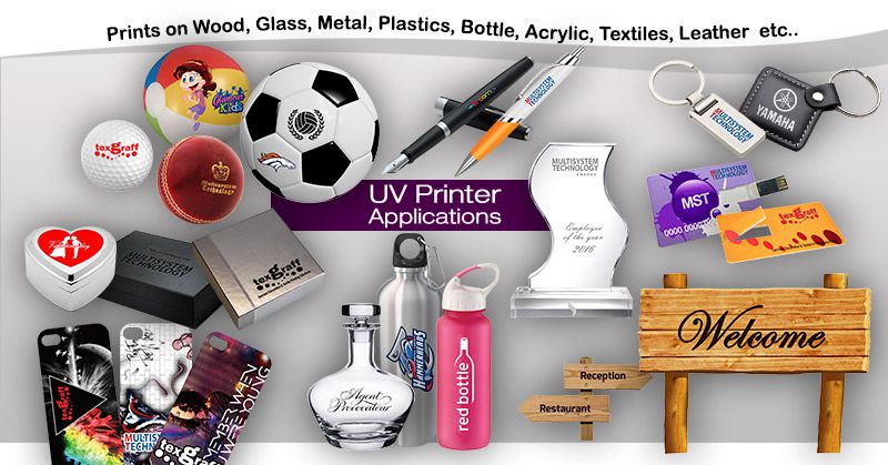 Fastest UV LED Printers - iUV 600-s and iUV 1200-s - Applications